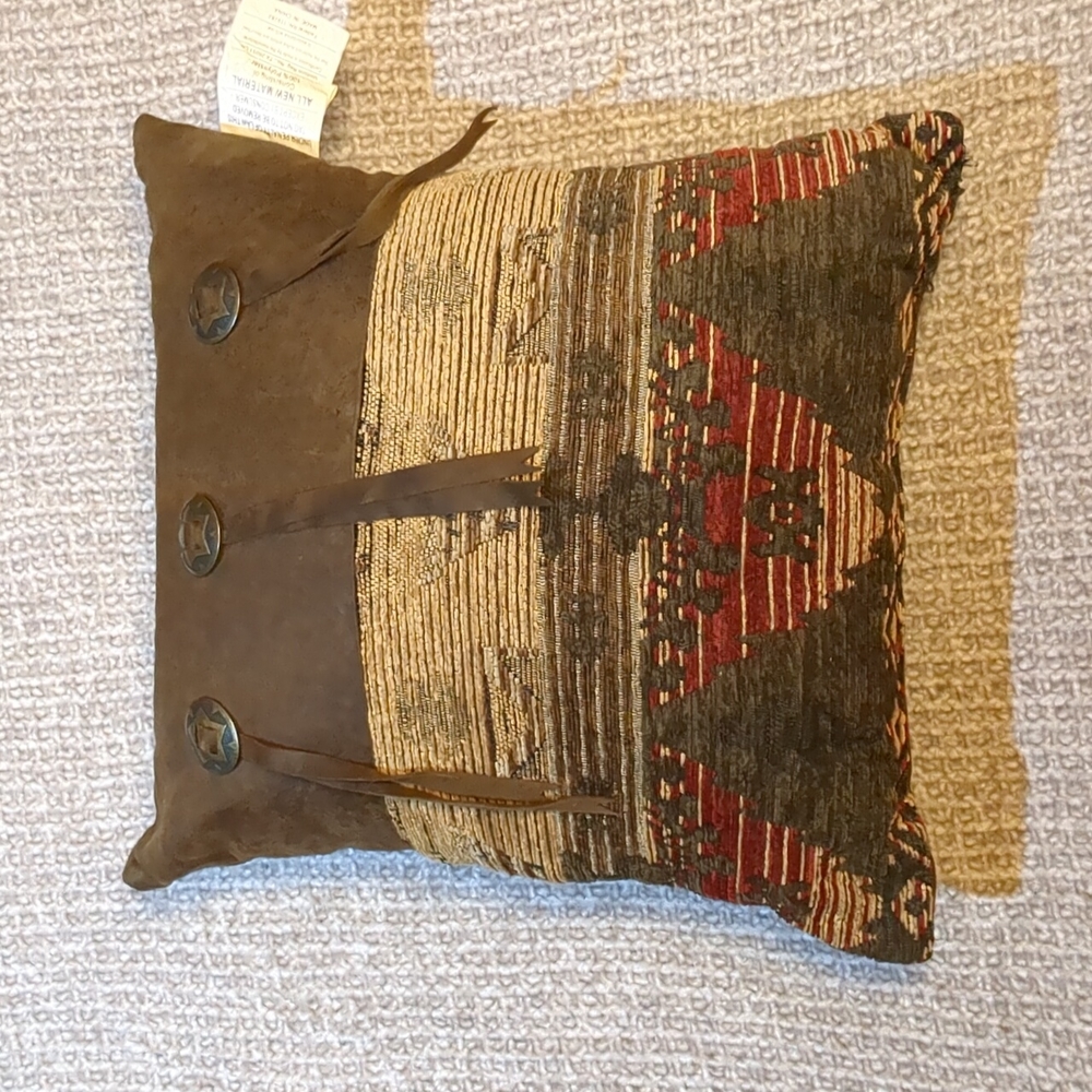 Rustic/western accent pillow
